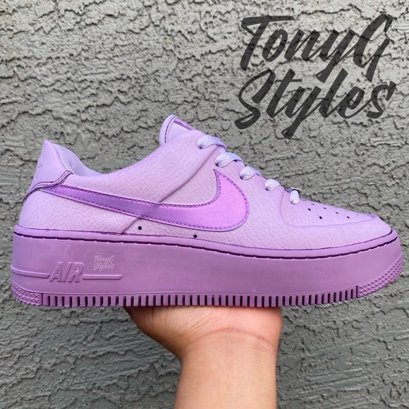 Nike Shoes - 💜NEW💜 CUSTOM NIKE AIR FORCE 1 SAGE “DUSTY LAVENDER”